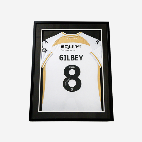 Alex Gilbey Signed Shirt - Framed