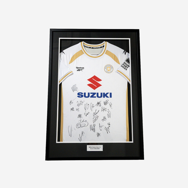 25-26 Squad Signed shirt - Framed