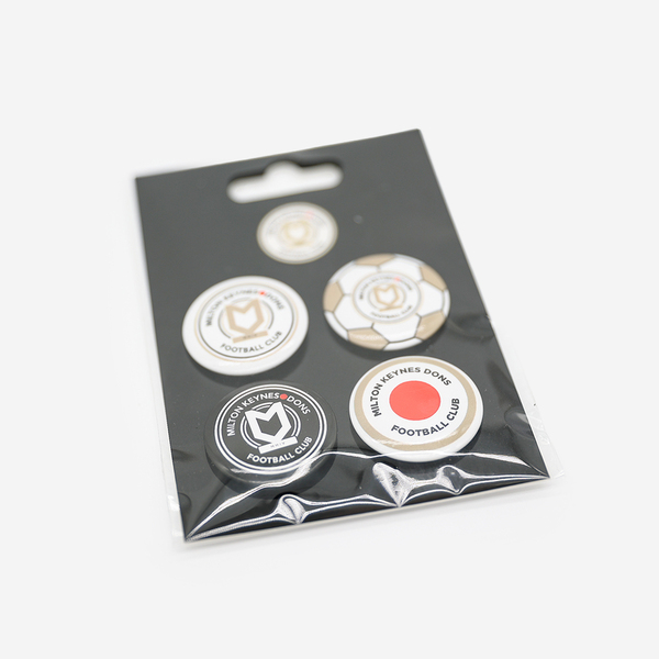 4 Pack Button Badges