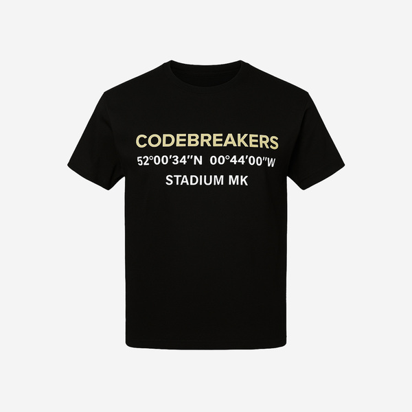 Mens Codebreakers Black Tee