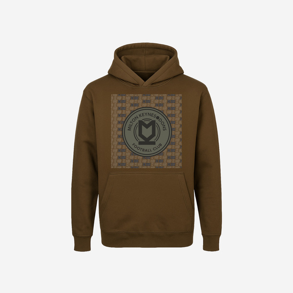Mens Crest/Dons Graphic Olive Hoodie
