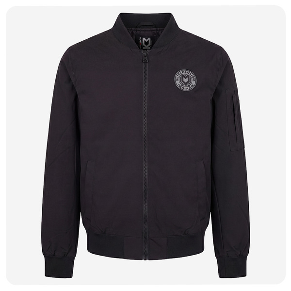 Mens Gilroy Bomber Black Jacket
