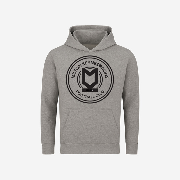 Mono Crest Hoodie Grey Junior