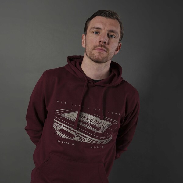 Mens Stadium Hoodie - Maroon