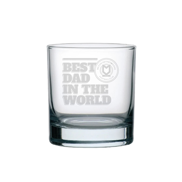 Best Dad Whiskey Glass