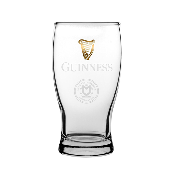 MK Dons Guinness Glass