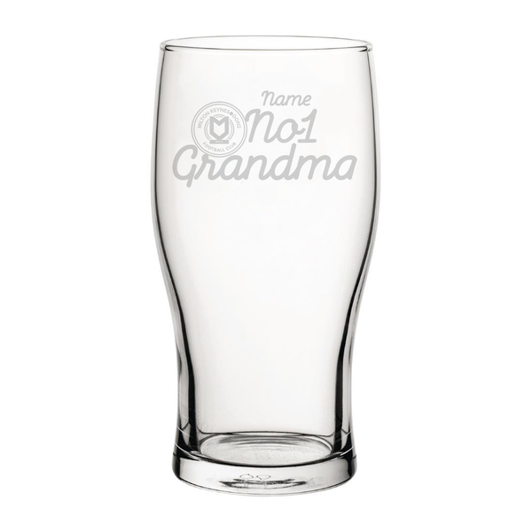 Personalised No.1 Grandma Pint Glass