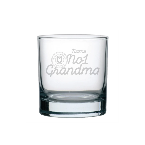 Personalised No.1 Grandma Whiskey Glass