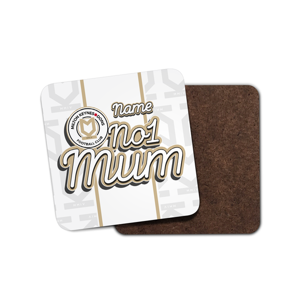 Personalised No.1 Mum Coaster