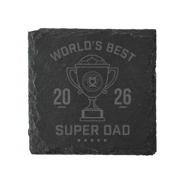 Super Dad Slate Coaster